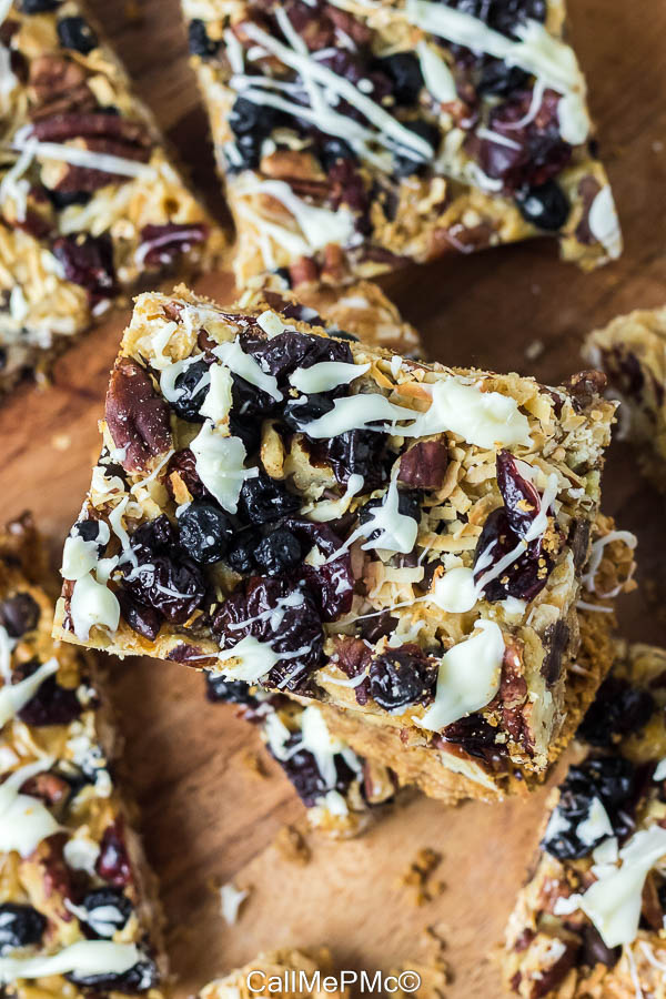 Triple Berry Magic Bars 