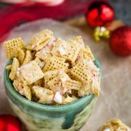 WHITE CHOCOLATE PEPPERMINT CHEX MIX