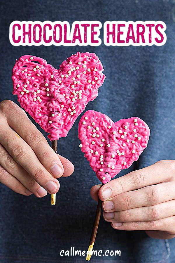 Chocolate Pocky Hearts