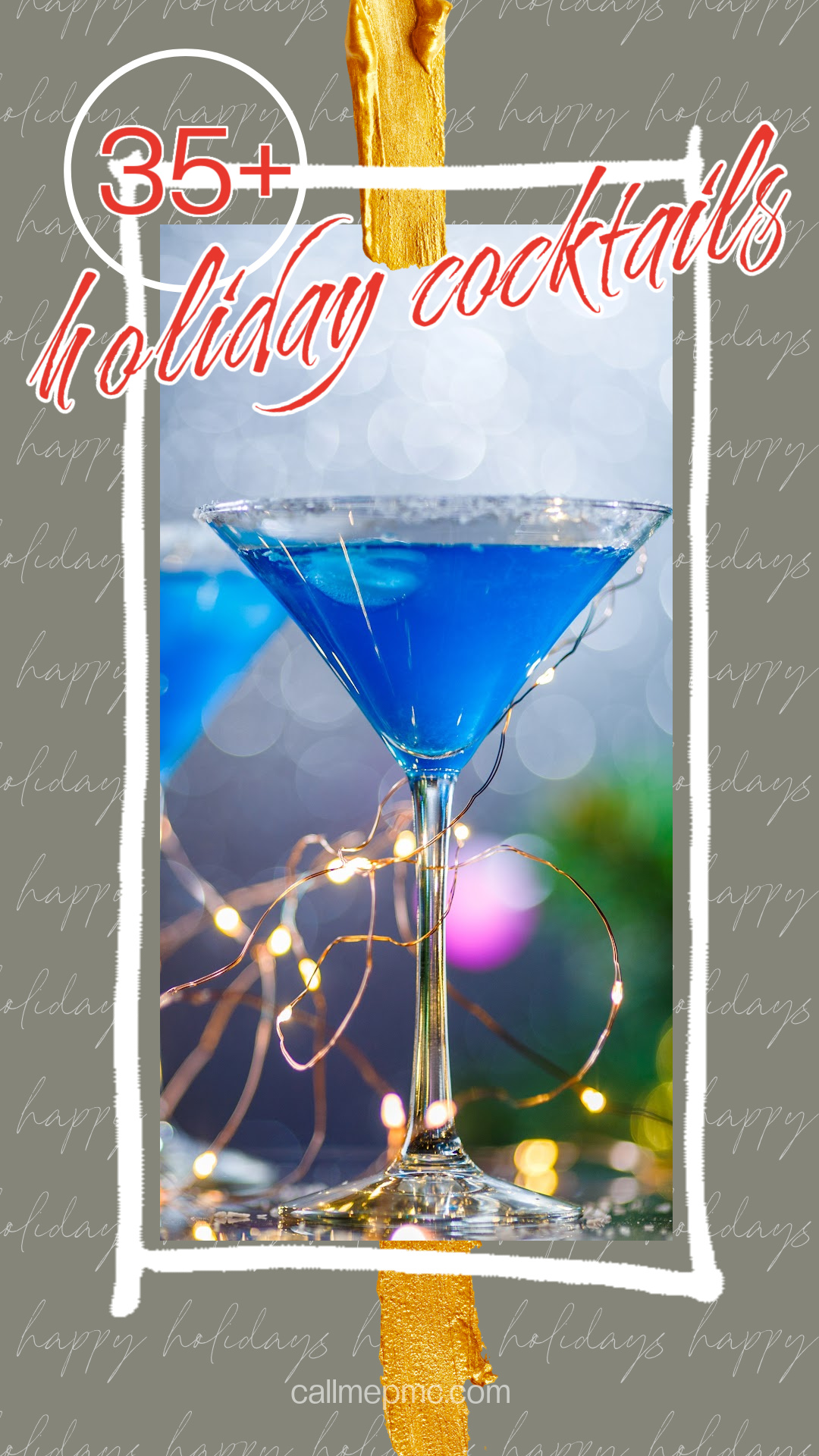Add extra cheer in your holiday season this year with these Easy Festive Christmas Cocktails recipes from Call Me PMc #baking #recipes #callmepmc #cocktails