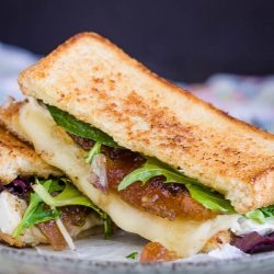 Brie Fig Grilled Cheese