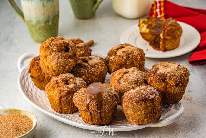 Dulce de Leche baked donuts Dulce de Leche Churro Muffins are fast, easy, and tasty. They are crispy & cinnamon-sugary on the outside, light & fluffy on the inside.