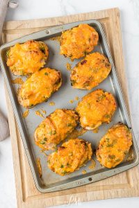 Cheesy Chicken Potato Skins