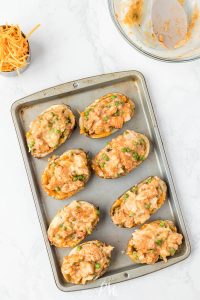 Cheesy Chicken Potato Skins