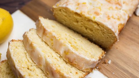 Iced Lemon Loaf Half Pound Cake