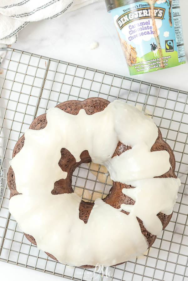 frosted bundt cake