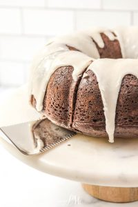 melted ice cream bundt cake