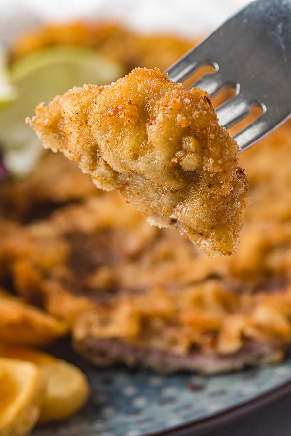 bite of country fried steak