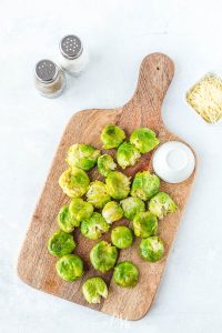 Crisp, tender, delicious, and easy-to-make, Air Fryer Smashed Brussels Sprouts are the perfect healthy side dish.