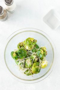 Crisp, tender, delicious, and easy-to-make, Air Fryer Smashed Brussels Sprouts are the perfect healthy side dish.