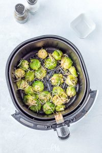 Crisp, tender, delicious, and easy-to-make, Air Fryer Smashed Brussels Sprouts are the perfect healthy side dish.