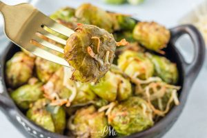 Crisp, tender, delicious, and easy-to-make, Air Fryer Smashed Brussels Sprouts are the perfect healthy side dish.