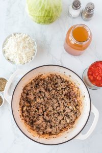 Stovetop Cabbage Roll Soup