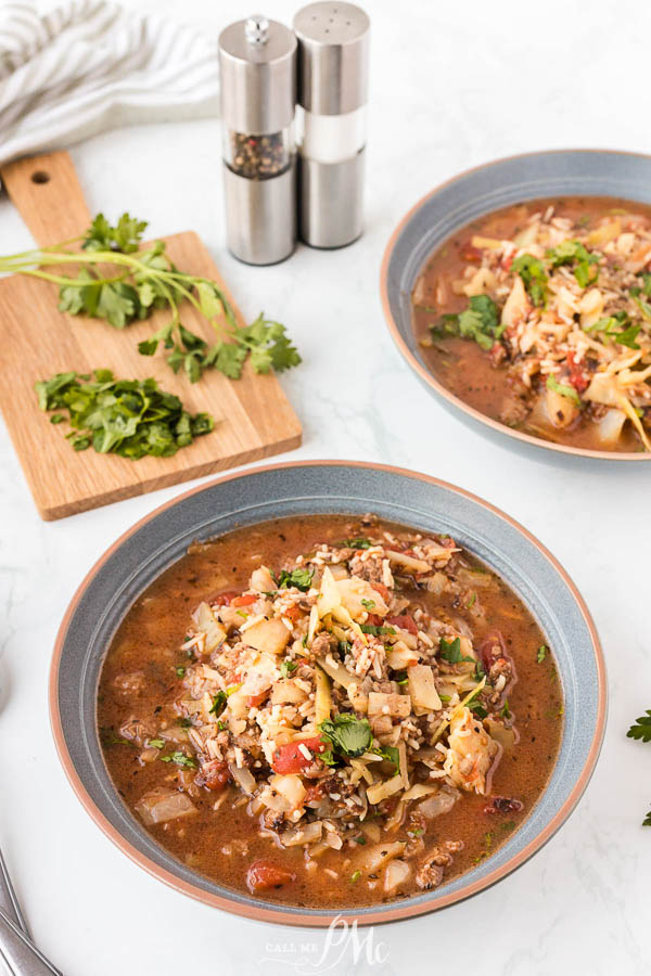 Stovetop Cabbage Soup 