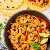 QUICK SKILLET SHRIMP FAJITAS