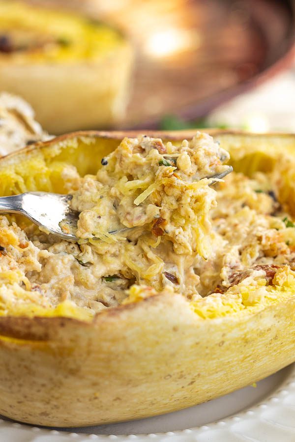 fork full of squash fork full of squash