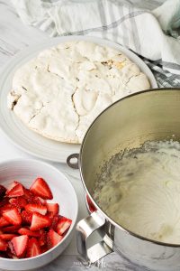 Strawberry Meringue Torte