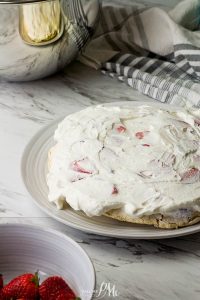 Strawberry Meringue Torte