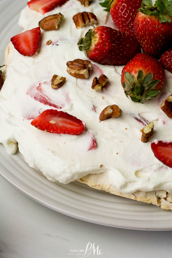 Strawberry Meringue Torte