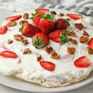 STRAWBERRY MERINGUE TORTE