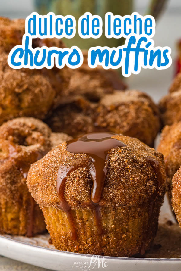 Dulce de Leche Churro Muffins are fast, easy, and tasty. They are crispy & cinnamon-sugary on the outside, light & fluffy on the inside.