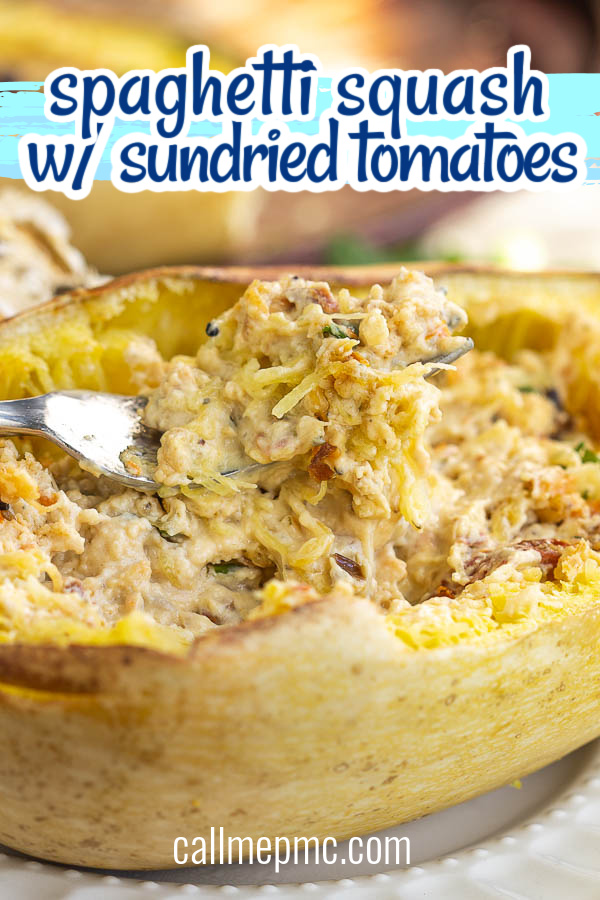 Spaghetti Squash with Sundried Tomatoes 