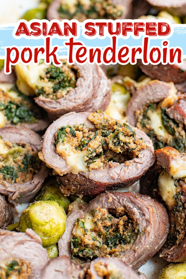 Asian Stuffed Pork Tenderloin by callmepmc.com Asian Stuffed Pork Tenderloin