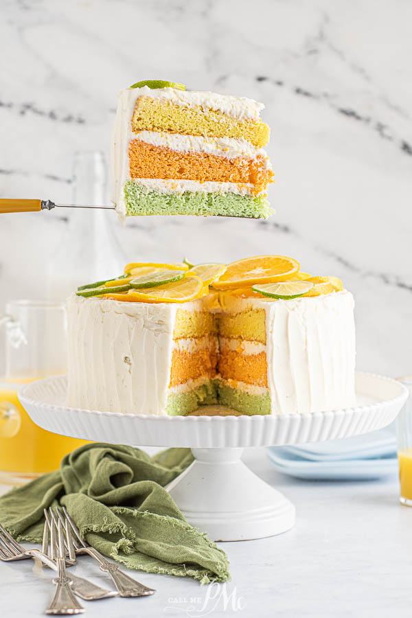 OMBRE CITRUS LAYER CAKE