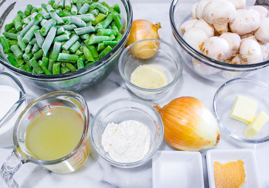 HEALTHY GREEN BEAN CASSEROLE
