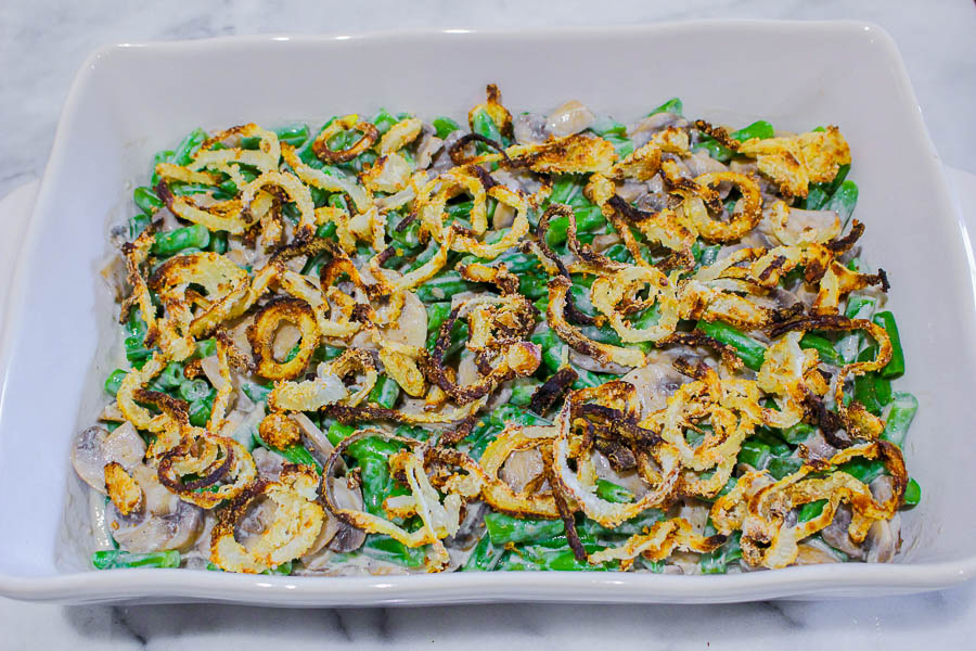 HEALTHY GREEN BEAN CASSEROLE