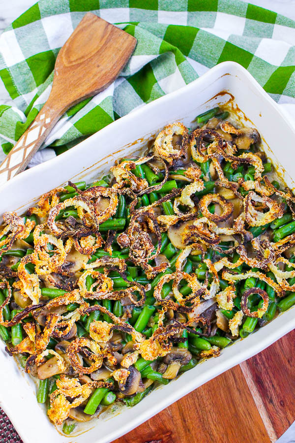 HEALTHY GREEN BEAN CASSEROLE