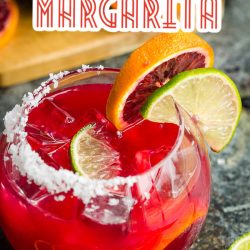 Fizzy Blood Orange Margarita