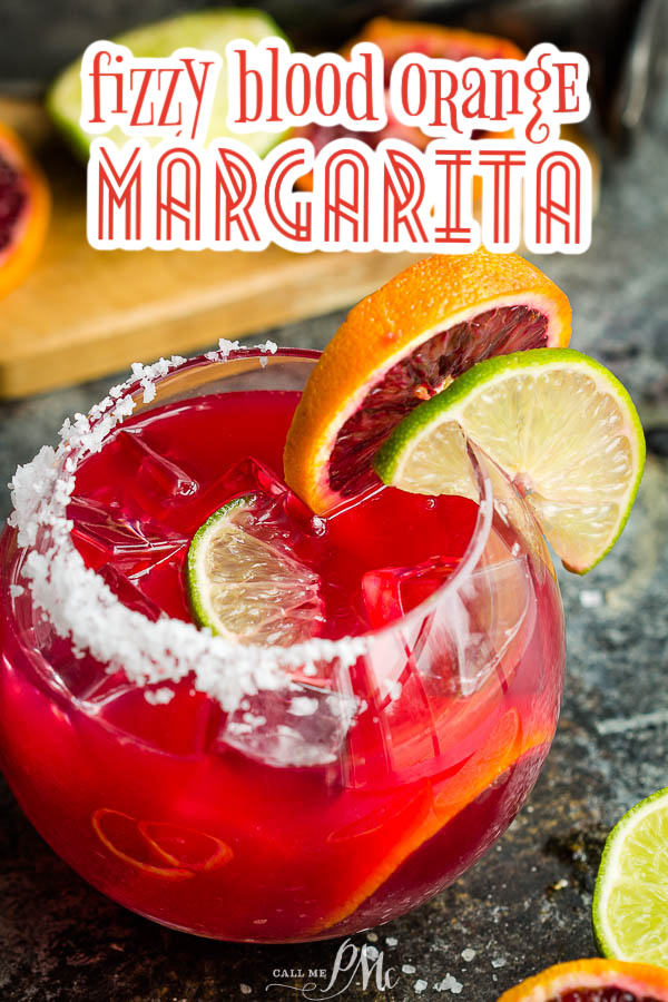 Fizzy Blood Orange Margarita