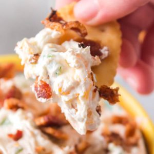 5 Minute Million Dollar Dip Recipe (aka Neiman Marcus Cheese Dip), this easy dip recipe is loaded with flavor and is super simple to make!