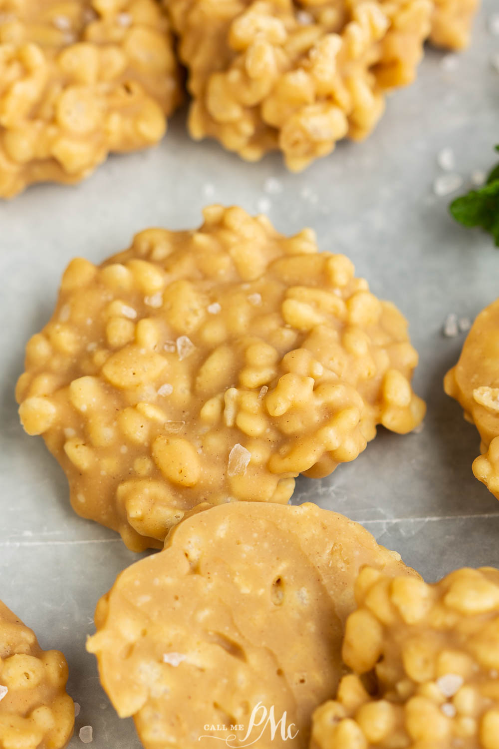 Easy, quick, and addicting, Peanut Butter Rice Krispie Cookies take one pan, 5 ingredients, and less than 15 minutes to make.