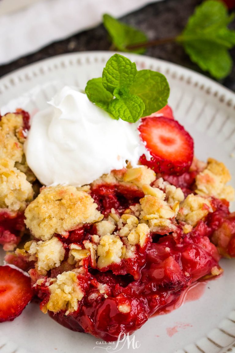 STRAWBERRY CRISP (CRUMBLE) WITH OATS