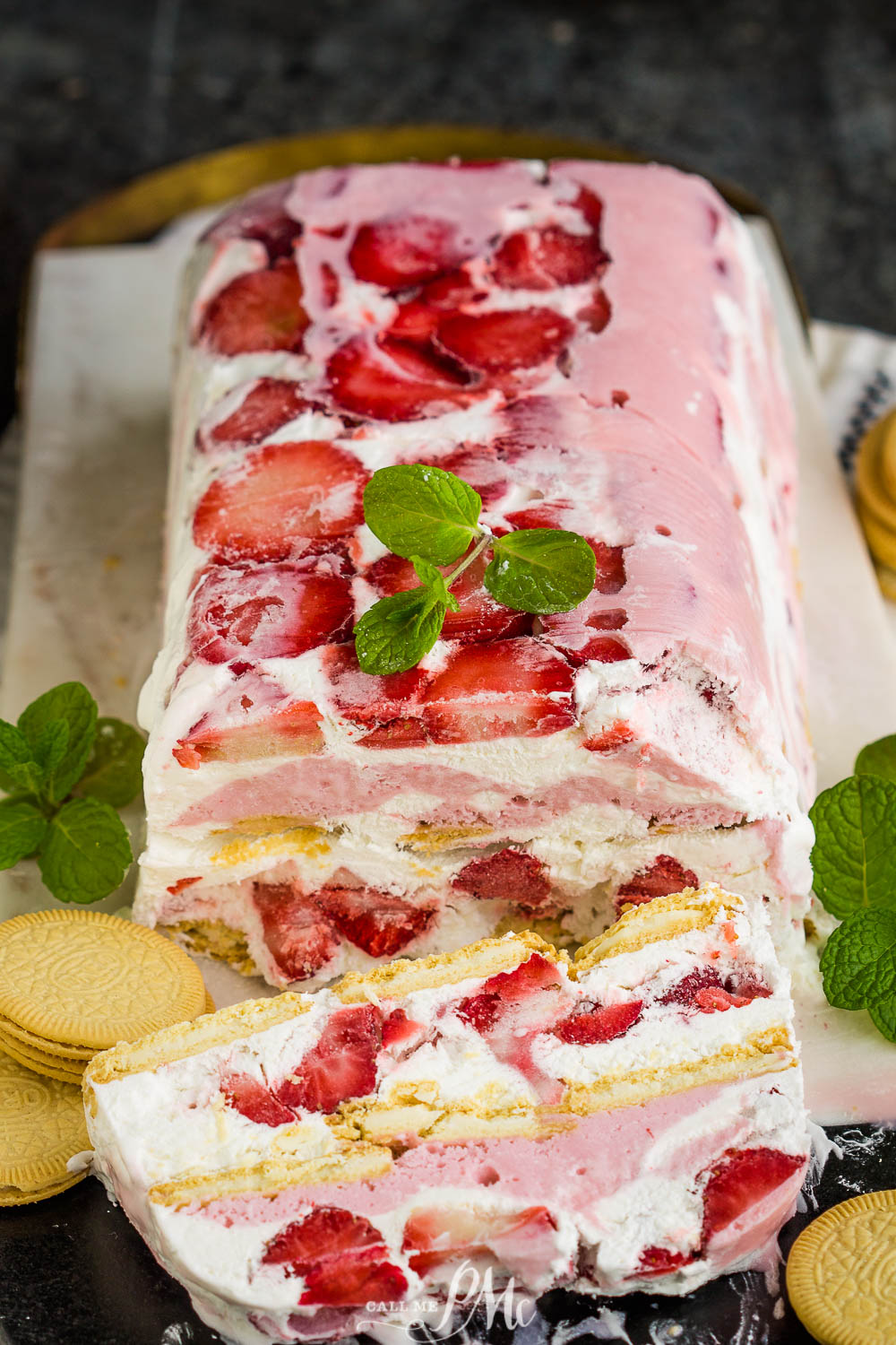 Strawberry Tiramisu Icebox Cake