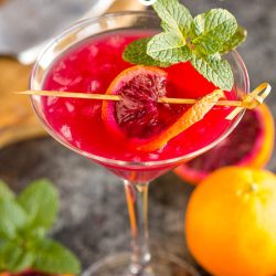 Blood Orange Martini is a simple and delicious cocktail with vodka and orange. It’s fruity, slightly sweet, and refreshing. It is such a bright and happy cocktail that tastes as good as it looks.