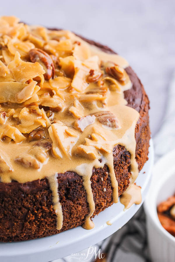 Dark Chocolate Bourbon Pecan Pie Cheesecake fudge pie