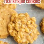Peanut Butter Rice Krispie Cookies by Call Me PMc