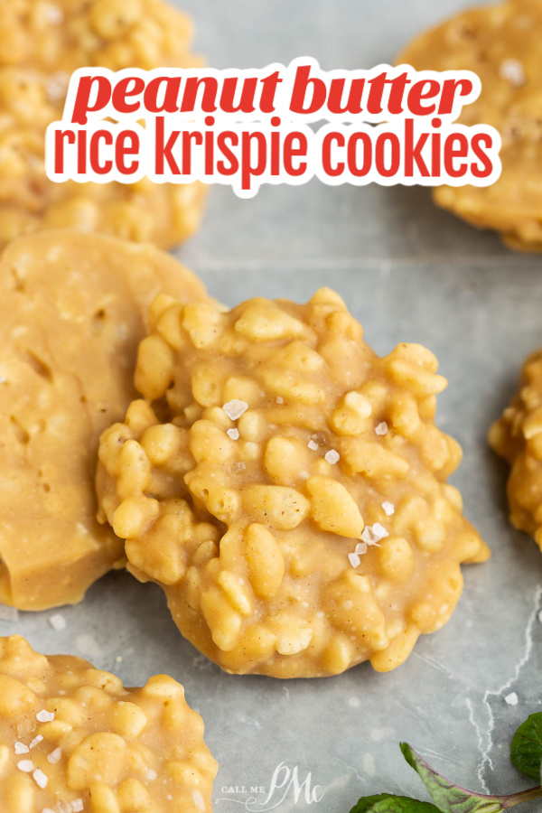 Peanut Butter Rice Krispie Cookies