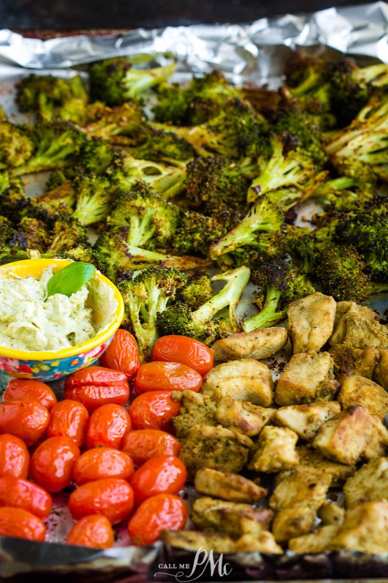 SHEET PAN CRISPY ROASTED BLACKENED CHICKEN & BROCCOLI