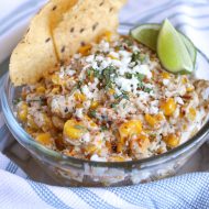 SPICY CHARRED STREET CORN {ELOTE} DIP