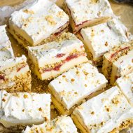 STRAWBERRY TIRAMISU ICEBOX CAKE