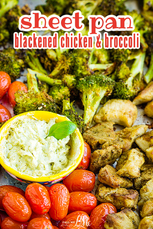 Sheet Pan Crispy Roasted Blackened Chicken and Broccoli makes the best weeknight dinner with minimal prep and all on one pan!