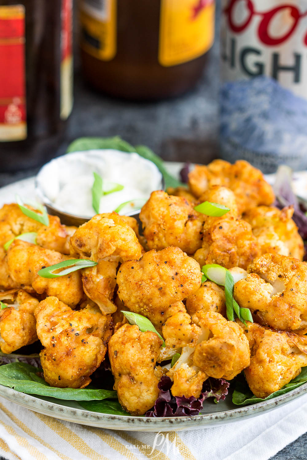 Sweet, spicy, and crispy, Nashville Hot Cauliflower Bites are a healthy alternative to traditional Nashville hot chicken and wings with none of the guilt! This recipe is easy to make and insanely delicious! They are a crispy, savory, healthy bite-sized snack, appetizer, or side.