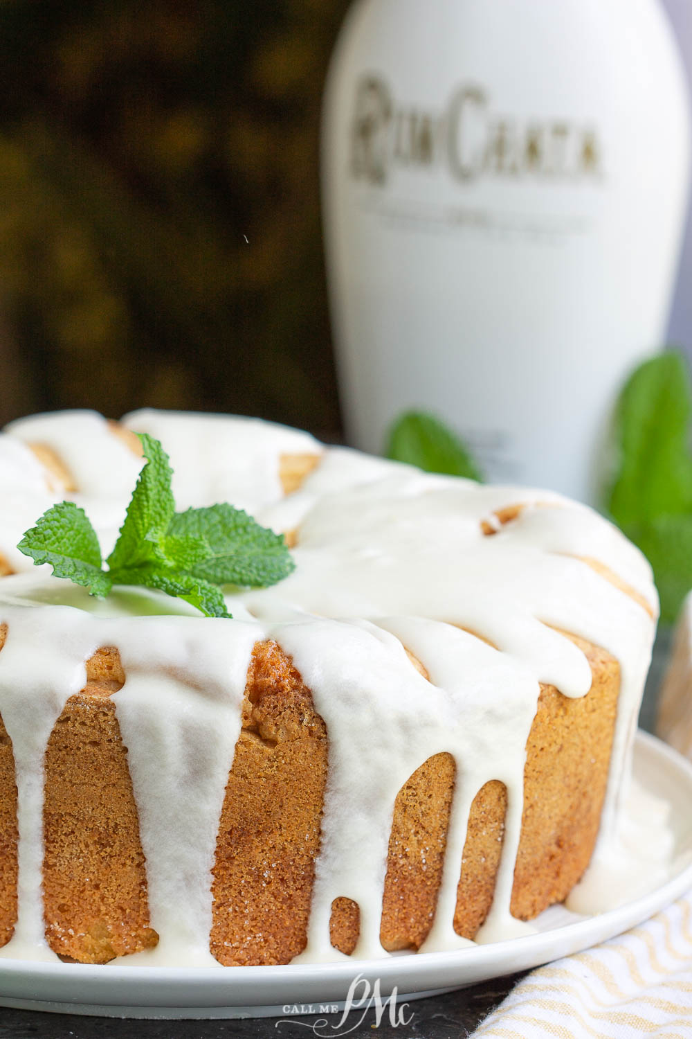 Rumchata Pound Cake with glaze