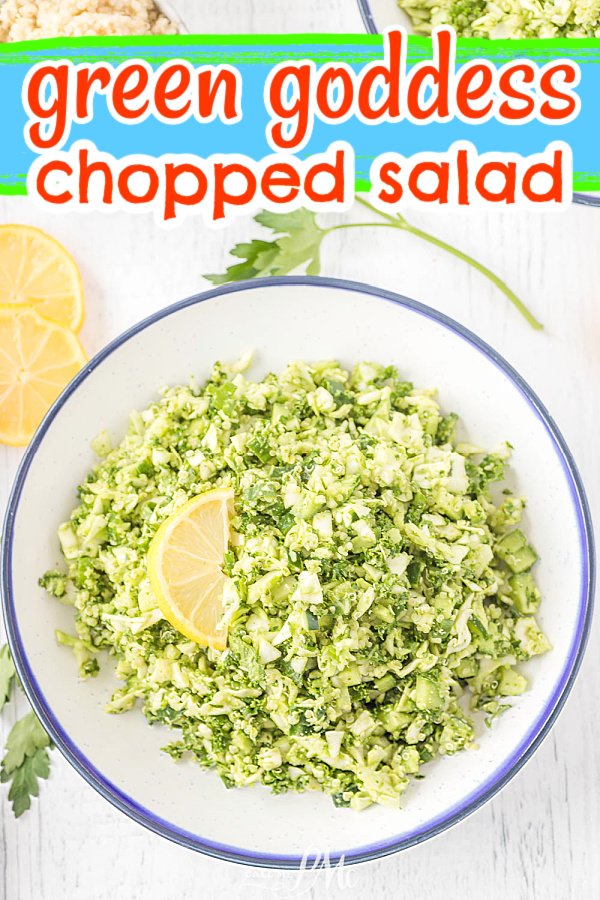 Green Goddess Chopped Salad {TikTok Recipe}