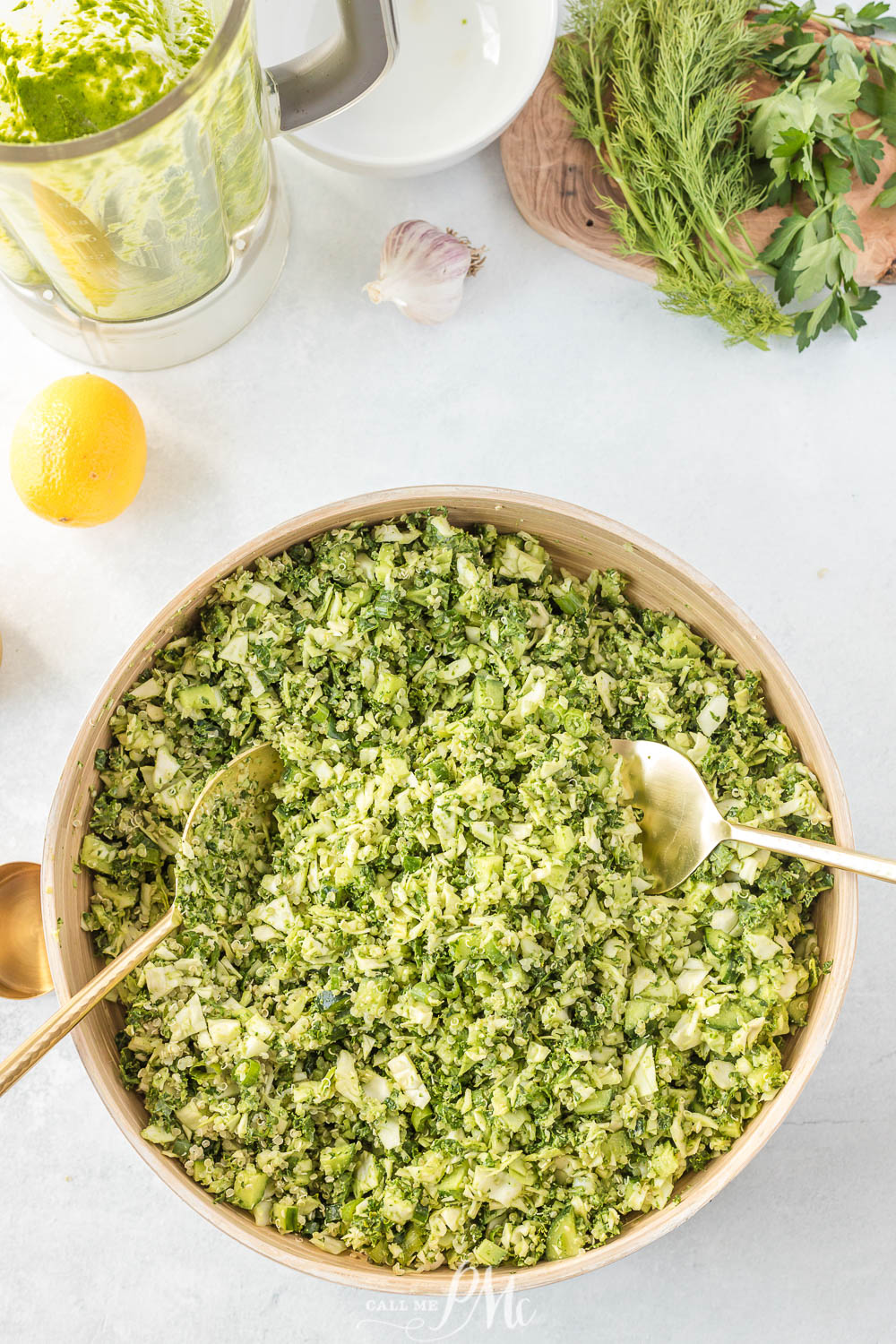 Green Goddess Chopped Salad {TikTok Recipe}