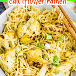 Sesame Orange Cauliflower Ramen